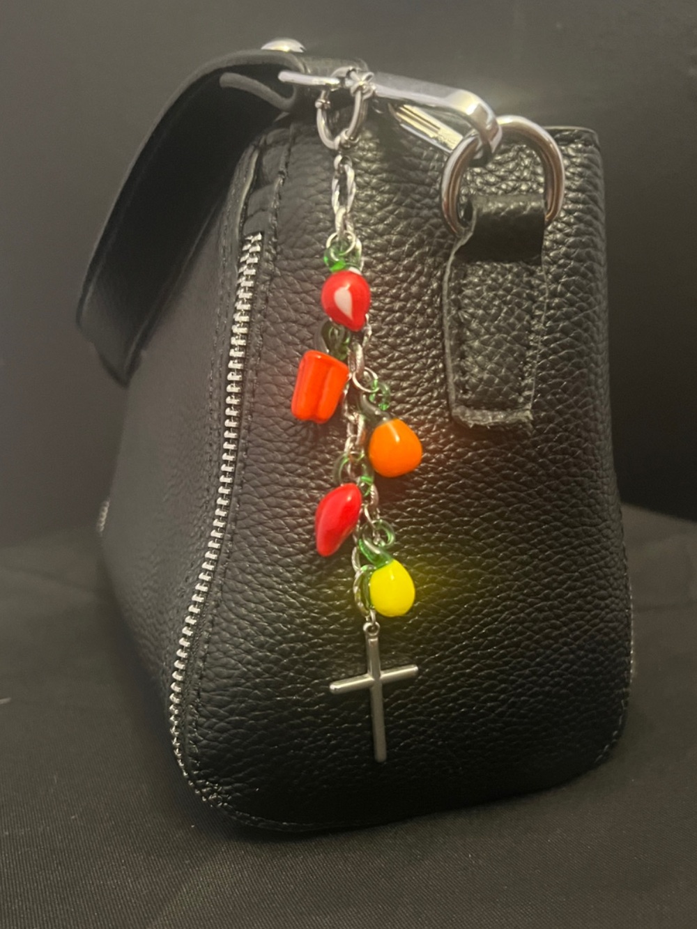 Know Them by Their Fruits  Cross Bag Charm or Keychain - Picture 2 of 5
